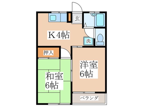 アルカサーノ田無の物件間取画像